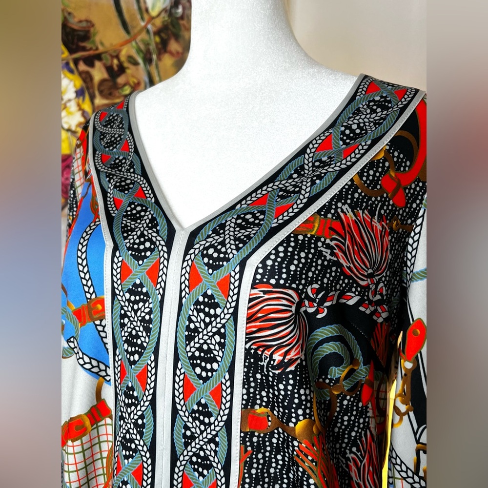 NWOT Gretchen Scott Jersey Bordertown Dress - Ditto Size Medium - Picture 6 of 12